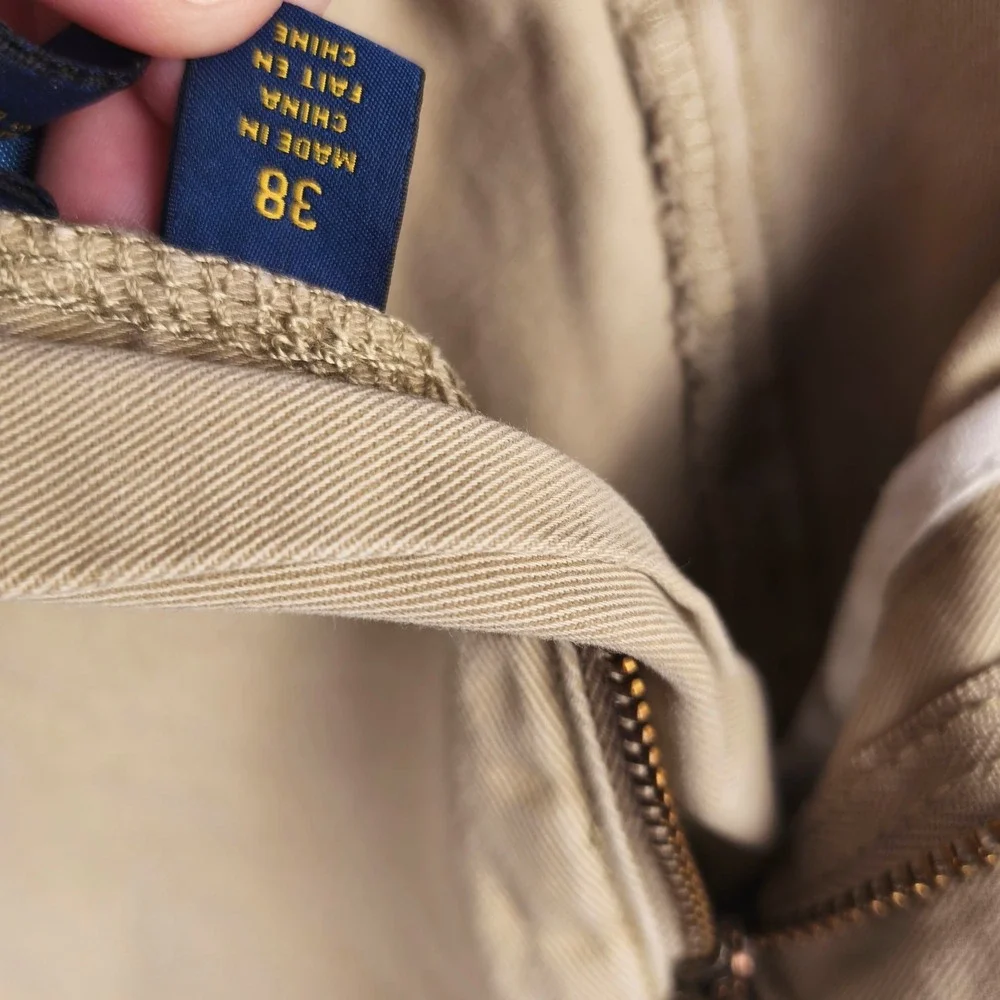 Polo‎ Ralph Lauren Khaki Shorts Mens 38 Preppy Chino Y2K